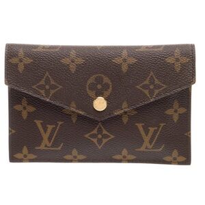 Louis Vuitton Monogram Daily Organizer Envelope Insert 2016 Red Clutch Wallet